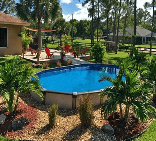 Above Ground Pool Landscaping Ideas, Above Ground Pool Landscape Pictures