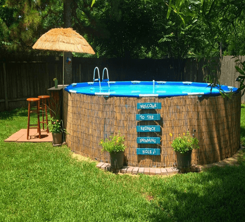 Above Ground Pool Landscaping